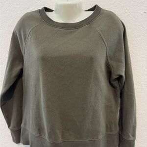 Banana Republic Olive Green Sweatshirt